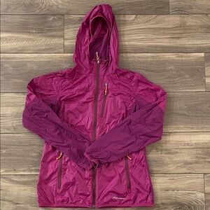Eddie Bauer Women's Magenta Rain Jacket
